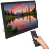 16 Inch Portable LED TV, 1080P Digital TV ATSC High Sensitivity Widescreen Television, , USB, Digital Tuner, AV in/Out, Display Monitor, Analog TV, ATV with Stand, Remote Control view 1