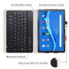 Bige for Lenovo Tab M10 Plus (3rd Gen) Keyboard Case,PU Leather Cover with Romovable Keyboard for Lenovo Tab M10 Plus 3rd Gen TB125FU 10.6" Tablet,Black view 4