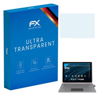 atFoliX Screen Protection Film compatible with Wortmann Terra Pad 1200 Screen Protector, ultra-clear FX Protective Film (2X)