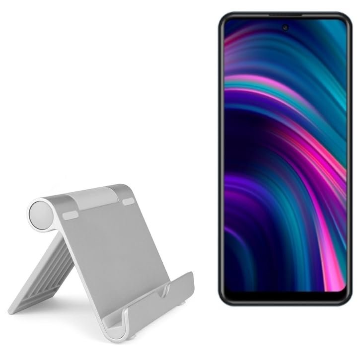 BoxWave Stand and Mount Compatible with BLU G71L - VersaView Aluminum Stand, Portable, Multi Angle Viewing Sturdy