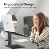 VECOFO Laptop Stand for Desk, Ergonomic Aluminum Laptop Stand Adjustable Height from 7-15", Sitting and Standing Laptop Riser for 10-17" Notebook view 4