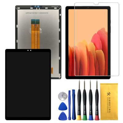 AOHCKAY Touch Screen Digitizer Replacement for Samsung Galaxy Tab A7 Lite 2021 SM-T220 T220N with Tools Adhesive Tempered Glass Black