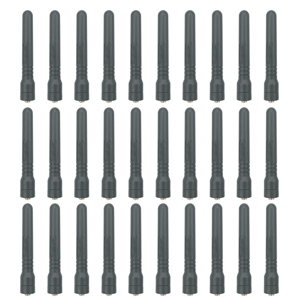 30 Pack PMAE4020A UHF 450-470 MHz Antenna Compatible with Motorola BPR40 A8 Mag One Walkie Talkies
