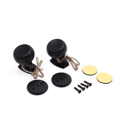 Ruilogod 2Pcs 150W Audio System Loudspeaker Dome Tweeter Speaker Stereo for Car Black (id: dcf fdd 3bc 921 ea4