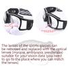 SooGree Sport Glasses Goggles Basketball Soccer Football Sports Protective Eyewear Goggles Anti Collision Safety Glasses-Replaceable Prescription Lens view 3