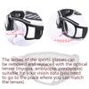 SooGree Sport Glasses Goggles Basketball Soccer Football Sports Protective Eyewear Goggles Anti Collision Safety Glasses-Replaceable Prescription Lens view 3
