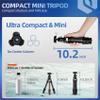 Fotopro Carbon Fiber Mini Tripod, 15 Inch /0.86 lbs Lightweight Compact Travel Tripod with 360 Degree Ball Head, QR Plate for Camera Camcorder, Load Capacity for 11lbs / 5kg, Black view 2