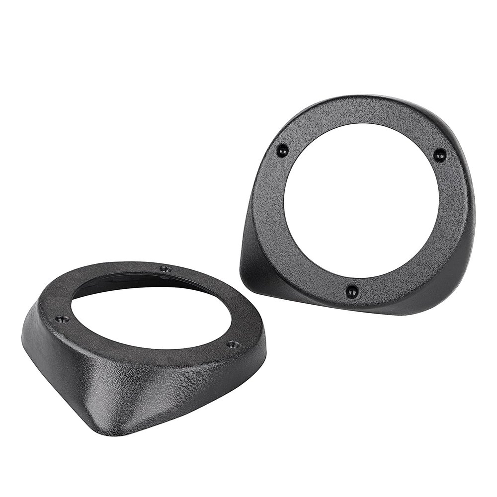 YDLMT 1 Pair Black Motorcycle Lower Fairing 6.5" Speaker Adapter for Harley Touring Road King Electra Street Glide FLHX FLHT FLTR 1997-2014