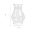 Home Wall Light Cover Oil Lamp Chimney Kerosene Lamp Shade Glass Replacement Glass Hooded Chimney 14.5cm* 9.5cm* 6.8cm view 3