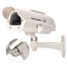 Solar Power Simulated Cameras Dummy Fake Camera with LED Light CCTV Camera ome Surveillance Simulation Monitor Home Security Systems for House, Shops, Warehouse,Office,Garden view 2