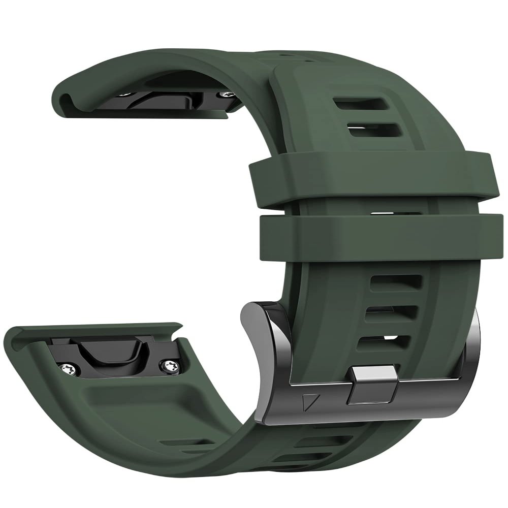 lepmok 20mm Women Band for Garmin Fenix 7S/Fenix 7S Solar/Fenix 7S Sapphire Solar/Fenix 6S/Fenix 6S Pro/Fenix 5S/Fenix 5S Plus (Blackish Green)