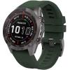 lepmok 20mm Women Band for Garmin Fenix 7S/Fenix 7S Solar/Fenix 7S Sapphire Solar/Fenix 6S/Fenix 6S Pro/Fenix 5S/Fenix 5S Plus (Blackish Green) view 2