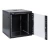 12U Professional Wall Mount Network Server Cabinet Enclosure 19-Inch Server Network Rack Mid-Depth Black view 3