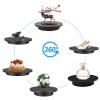 Professional Electric Turntable 20.4 in Motorized Rotating Stand with Remote Control,Automatic Revolving Platform for Photography 360 Degree Images Product Display,Built-in 12000mAh battery,Black view 2