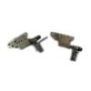 fqparts Generic Laptop LCD Screen Hinges Set Shaft Axis Bracket for ASUS for VivoBook E502NA L&R view 1