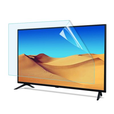 Matte Anti Glare TV Screen Protector Anti-Blue Light/Anti-UV Radiation/Anti Scratch Film Filter, for 32-75inch Smart TV LCD LED Monitor/Clear / 32 Inches 704x395mm