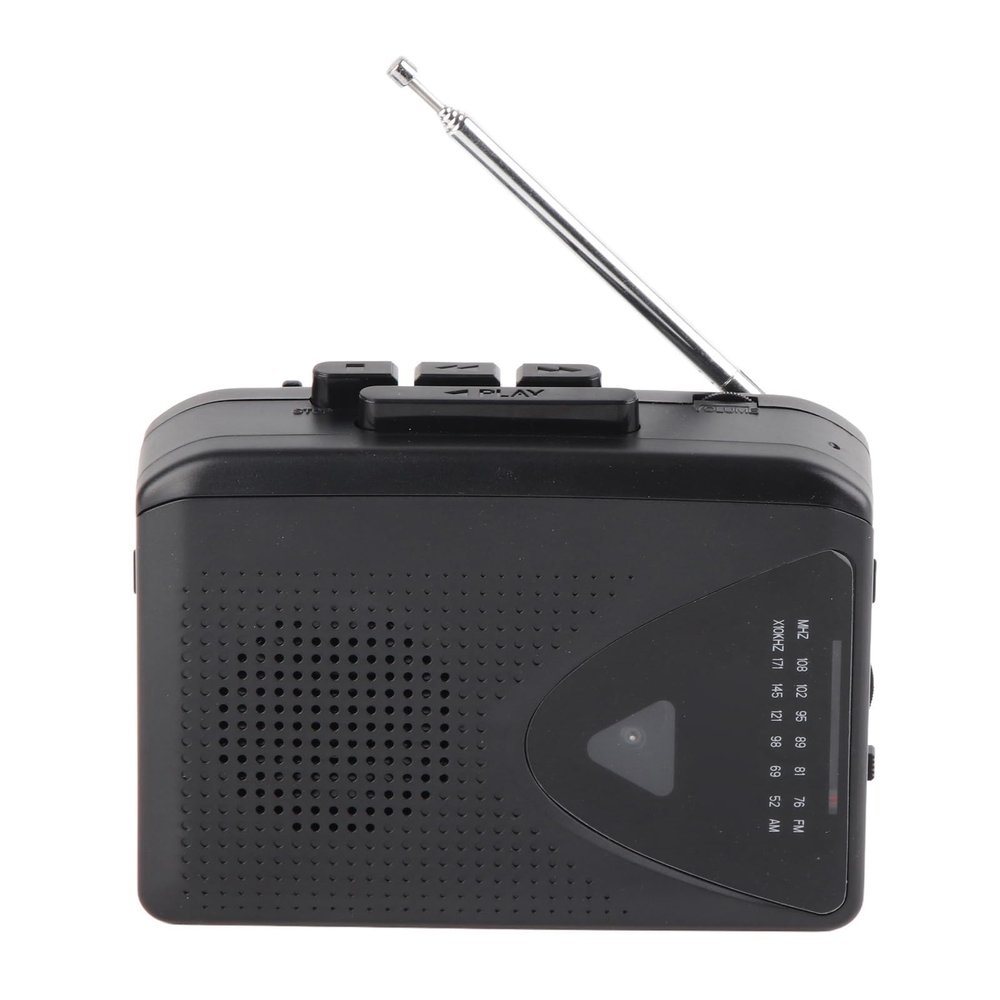 Heayzoki Portable Cassette Style Multifunction Supports AM FM Radio Stereo Compact Tape Player