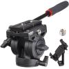 Leifrotto VS05K Tripod Fluid Head, with 1/4" Arca QR Plate, Max Load 11 lbs for Video Cameras and DSLR Cameras, with 3/8 to 1/4 Inch Screws Tripod Mount view 1
