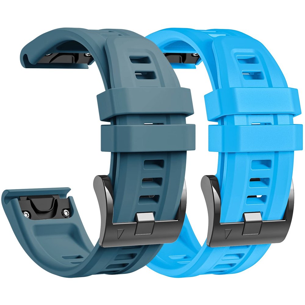 lepmok 20mm Women Band for Garmin Fenix 7S/Fenix 7S Solar/Fenix 7S Sapphire Solar/Fenix 6S/Fenix 6S Pro/Fenix 5S/Fenix 5S Plus (2-Pack)