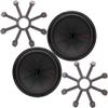 KICKER Subwoofers and Grilles Package of 4 Items: 10" CompR Subwoofers DVC 4-ohm with ABS Grilles - 2X 48CWR104 Subs & 2X 43CWR10G Grills view 1