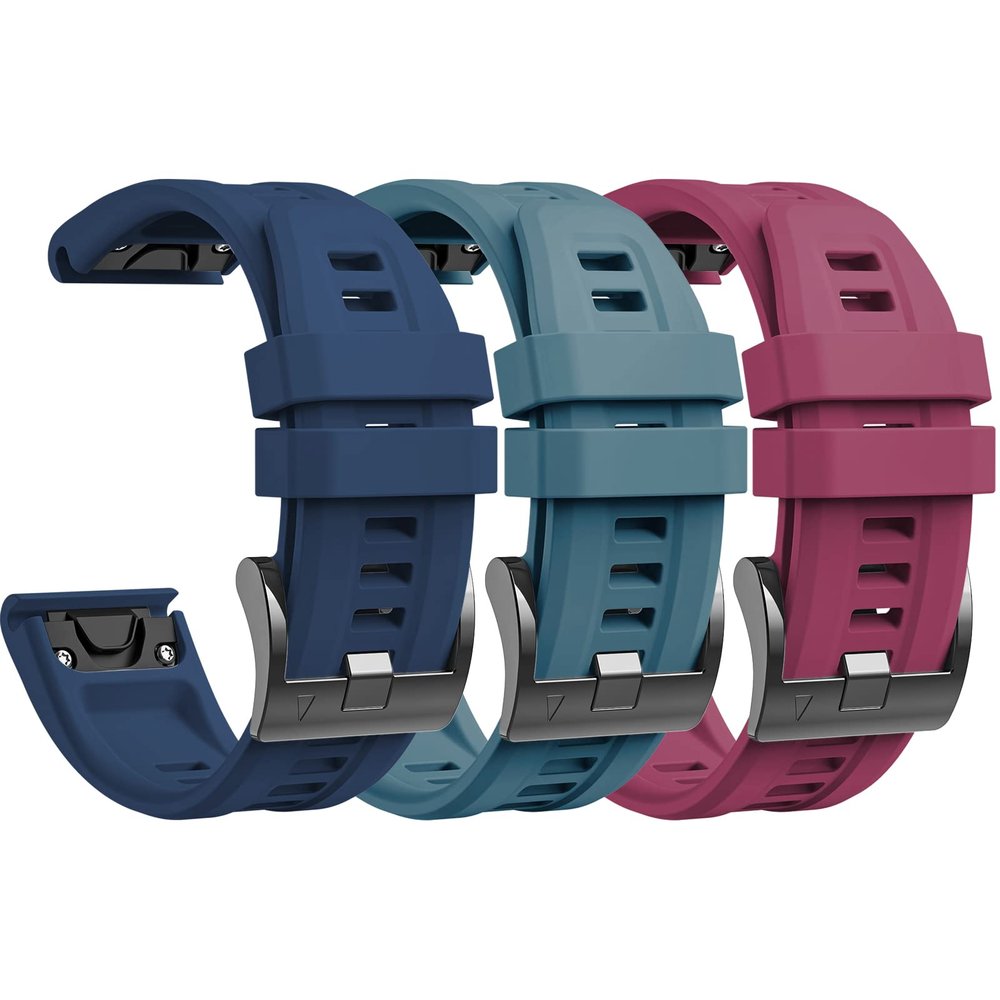 lepmok 20mm Women Band for Garmin Fenix 7S/Fenix 7S Solar/Fenix 7S Sapphire Solar/Fenix 6S/Fenix 6S Pro/Fenix 5S/Fenix 5S Plus (3-Pack)