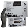 ForPro Professional Collection Disposable Nitrile Gloves, Chemical Resistant, Powder-Free, Latex-Free, Non-Sterile, Food Safe, 4 Mil, Black, Small, 1000-Count view 1