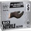 ForPro Professional Collection Disposable Nitrile Gloves, Chemical Resistant, Powder-Free, Latex-Free, Non-Sterile, Food Safe, 4 Mil, Black, Small, 1000-Count view 3