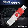 1GB USB Flash Drive 1PCS, EASTBULL USB 2.0 Thumb Drive Swivel USB Stick Memory Stick Metal Thumb Drive (Red) view 3