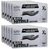 ForPro Professional Collection Disposable Nitrile Gloves, Chemical Resistant, Powder-Free, Latex-Free, Non-Sterile, Food Safe, 4 Mil, Black, X-Large, 1000-Count view 2