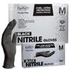 ForPro Professional Collection Disposable Nitrile Gloves, Chemical Resistant, Powder-Free, Latex-Free, Non-Sterile, Food Safe, 4 Mil, Black, Medium, 1000-Count view 1