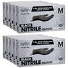 ForPro Professional Collection Disposable Nitrile Gloves, Chemical Resistant, Powder-Free, Latex-Free, Non-Sterile, Food Safe, 4 Mil, Black, Medium, 1000-Count view 2