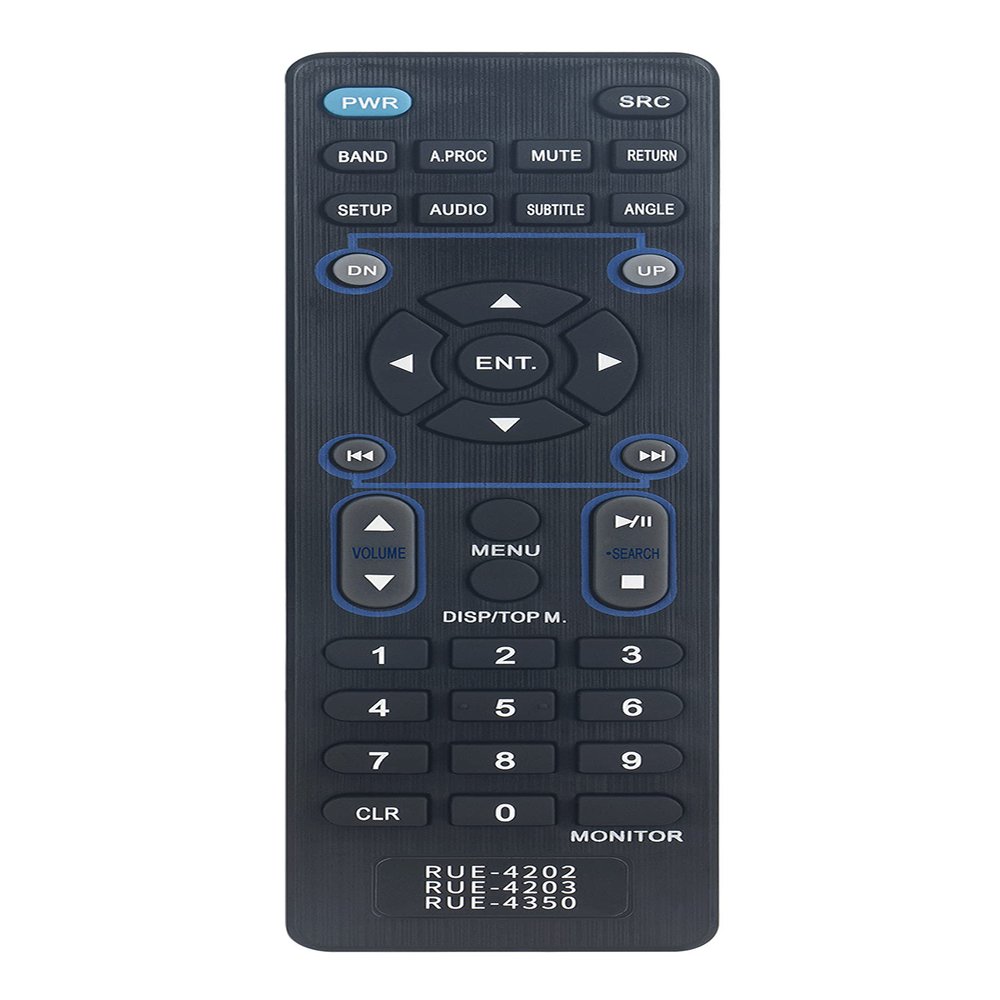 RUE-4202 RUE-4203 RUE-4350 Replaced Remote Control Compatible with Alpine Car Stereo CDE-141 CDE-143BT INE-W927HD IVA-W200 IVA-W203 IVA-W205 IVA-W505 IVA-D100 IVA-D901 IVA-NAV10 IVA-NAV20 IVA-D300