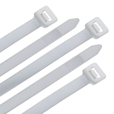 Superun Heavy Duty Zip Ties 24 Inch, Strong Large White Zip Ties 120 Lbs Tensile Strength Selflocking Wire Ties (Industrial Grade Cable Ties) Pack of 50 Clear