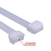 Superun Heavy Duty Zip Ties 24 Inch, Strong Large White Zip Ties 120 Lbs Tensile Strength Selflocking Wire Ties (Industrial Grade Cable Ties) Pack of 50 Clear view 3