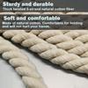 35Ft Tug of War Rope Field Day Family Reunion Natural Cotton Tug of War Rope for Adults, Summer Campe, Yard Games, Outdoor Camping Picnic Games, Team Building view 4