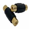 10 Pack RCA Female to Female Coupler, Dafensoy Gold Plated RCA Audio Video Adapter, for Audio, Video, Phono, Subwoofer etc view 2