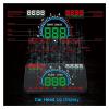 E350 OBD2 II HUD Car Display 5.8 Inch Screen Easy Plug and Play Overspeed Alarm Fuel Consumption Display hud Projector Let You Drive More Comfortable view 2