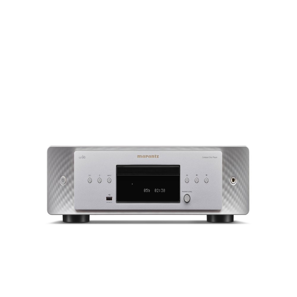 Marantz CD 60 Single Disc CD Player with Front USB Port (Silver Gold)
