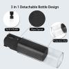 2 Pcs Fingerprint Proof Screen Cleaner, 3 in 1Touchscreen Mist Cleaner Spray Wipe Cleaner Screen Cleaner Soft Fiber Flannel,Safe for All Phones Glasses Tablet Laptop TV Watch Screens (Black) view 2