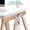 SOKUSIN Headphone Stand Headset Holder - Adhesive Gaming Earphones Hanger, Universal Desk Wall Mount Hook for All Headphone/Controller, Compatible with Beats, AirPods Max,Sony, JBL (Pink-2Pack) view 2
