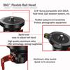 IFOOTAGE Camera Leveler Tripod Base QL-I,with 3/8" Thread,Aluminum Alloy Buckle Quick Adjust Ball Head,Bubble Spirit Level,Tilt 15 Degree 360 Pan Movement,for DSLR,Cannon,Nikon,Sony view 4
