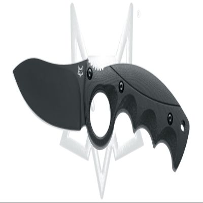 Fox Alaskan Hunter Fixed Blade FX-620 B Knife BECUT Stainless and Black G10