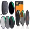 82mm MC UV/CPL/ND4/ND8/ND64/ND1000 Lens Filter Kit (6 Pcs) with 28 Multi-Layer Coated view 1