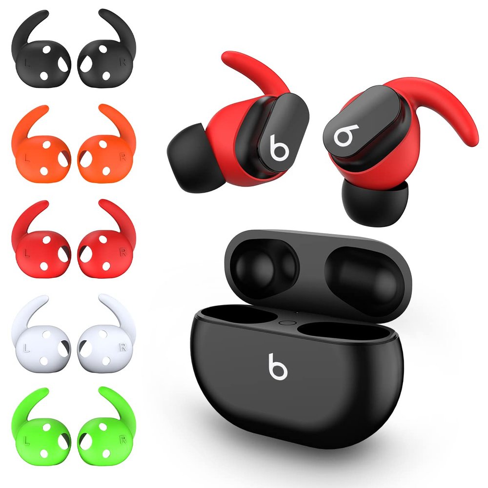 5 Pairs Compatible for Beats Studio Buds Ear Hooks, Soft Silicone Sport Anti Slip Studio Buds Ear Covers Accessories [NOT Fit in Case] - 5 Color