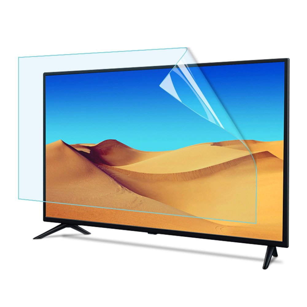 XRRX 43-75 Inch Frosted Anti Glare TV Screen Protector, Anti Blue Light/Anti- Radiation/Anti-Fingerprint Film, Protect Your Eyes Fits for Outdoor and Indoor / 55in1221x689mm