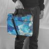 Blue Marble Laptop Bag For Women Men Laptop Case Briefcase For 13 Inch 14 Inch 15.6 Inch Laptop Or Tablet Shoulder Messenger Bag Case Sleeve For Business Casual School Crossbody Computer Bag view 2