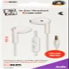 2GO Comfort Stereo in-Ear Headset 3.5 mm Cable 120 cm White view 2