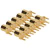 10Pcs MMCX KE Female Socket RF Coaxial Adapter 4 Pins Female Connector 50 for PCB Earphone Cable Repair Upgrade Parts view 3