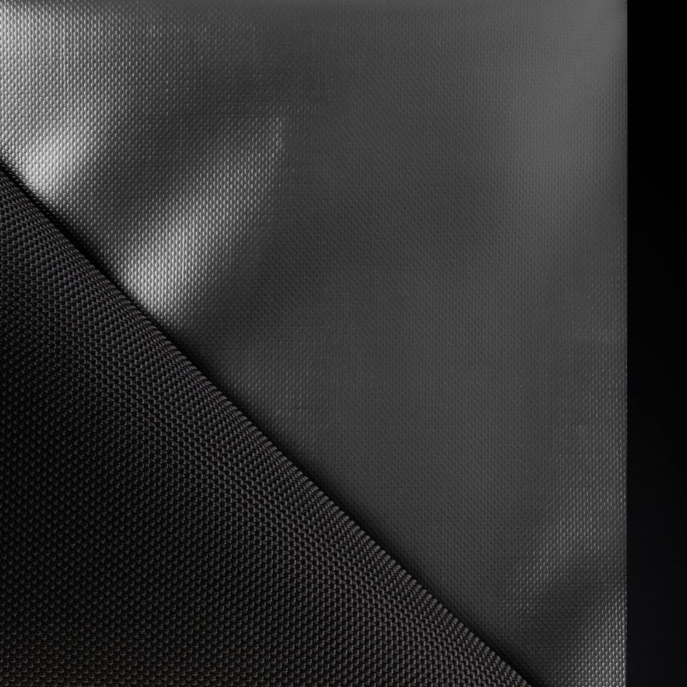 Xtreme Sight Line ~ 1680 Denier PVC Backed Ballistic Nylon ~ Industrial Grade PVC Coating Application ~ Abrasion Resistant ~ Water Proof ~ 59" Width by 5 Yard ~ Black