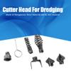 Drain Cleaner Combination Cutter Head Set, 7Pcs 16mm Manganese Steel Drain Cleaner Pipeline Dredging Machine Combination Cutter Head Set for Pipeline Dredging Machine view 3